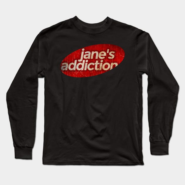 Jane's Addiction - simple red elips vintage